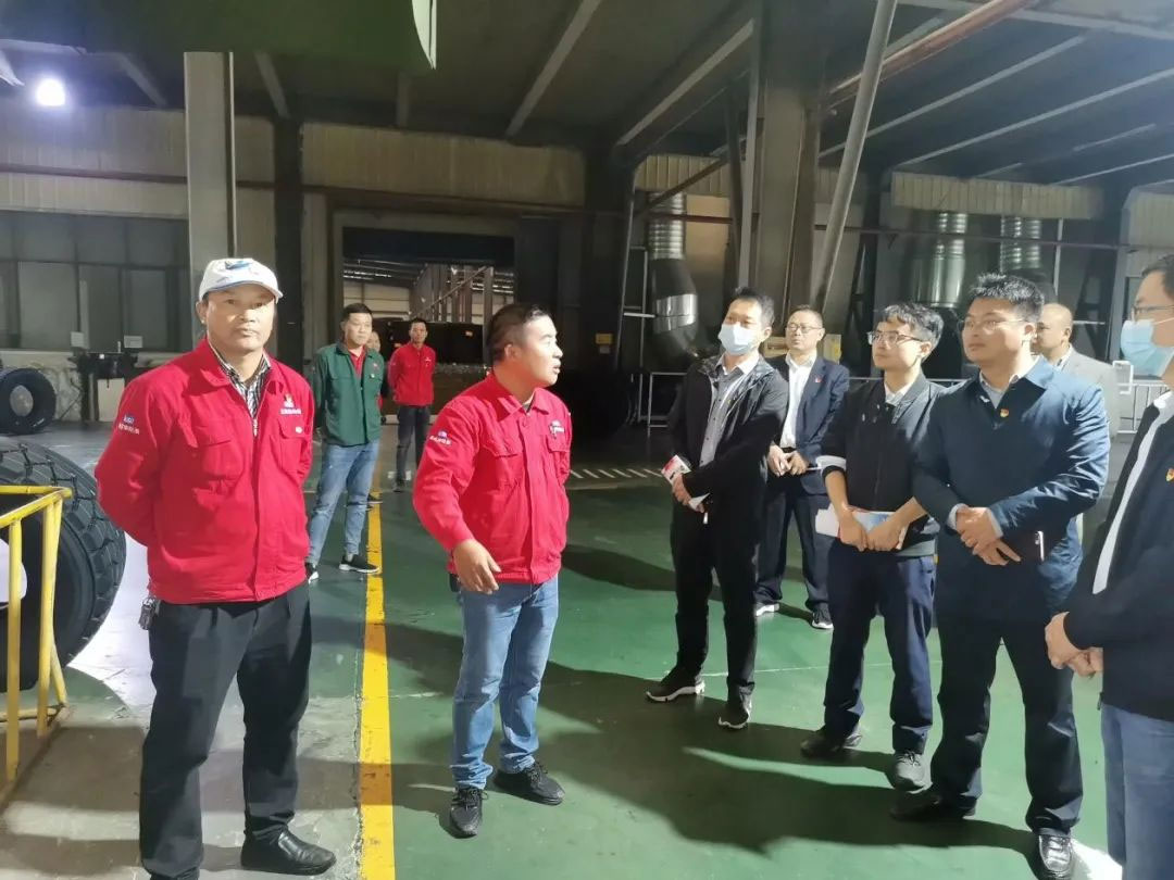 The Secretary Of The Party Organization Of The City's Non-Public Enterprises Visited And Learned The Party Building Work Of Hubei Aulice Tyre Co.,Ltd.